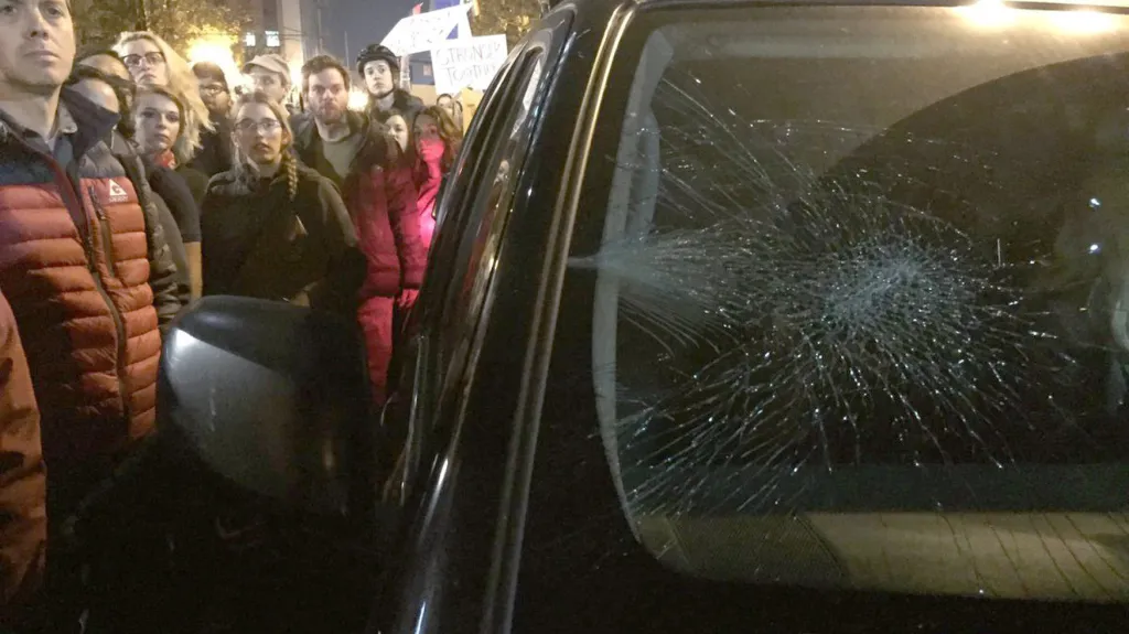 Násilný protest v Oregonu