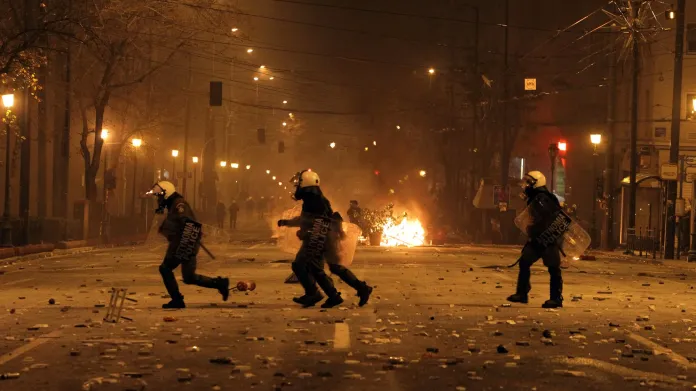 Nepokoje v Řecku
