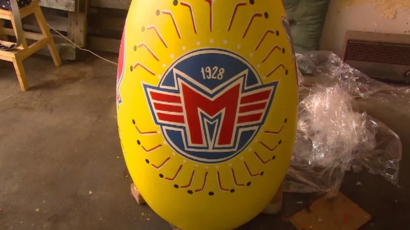 I kraslice fandí hokejovému týmu Českých Budějovic - Motoru