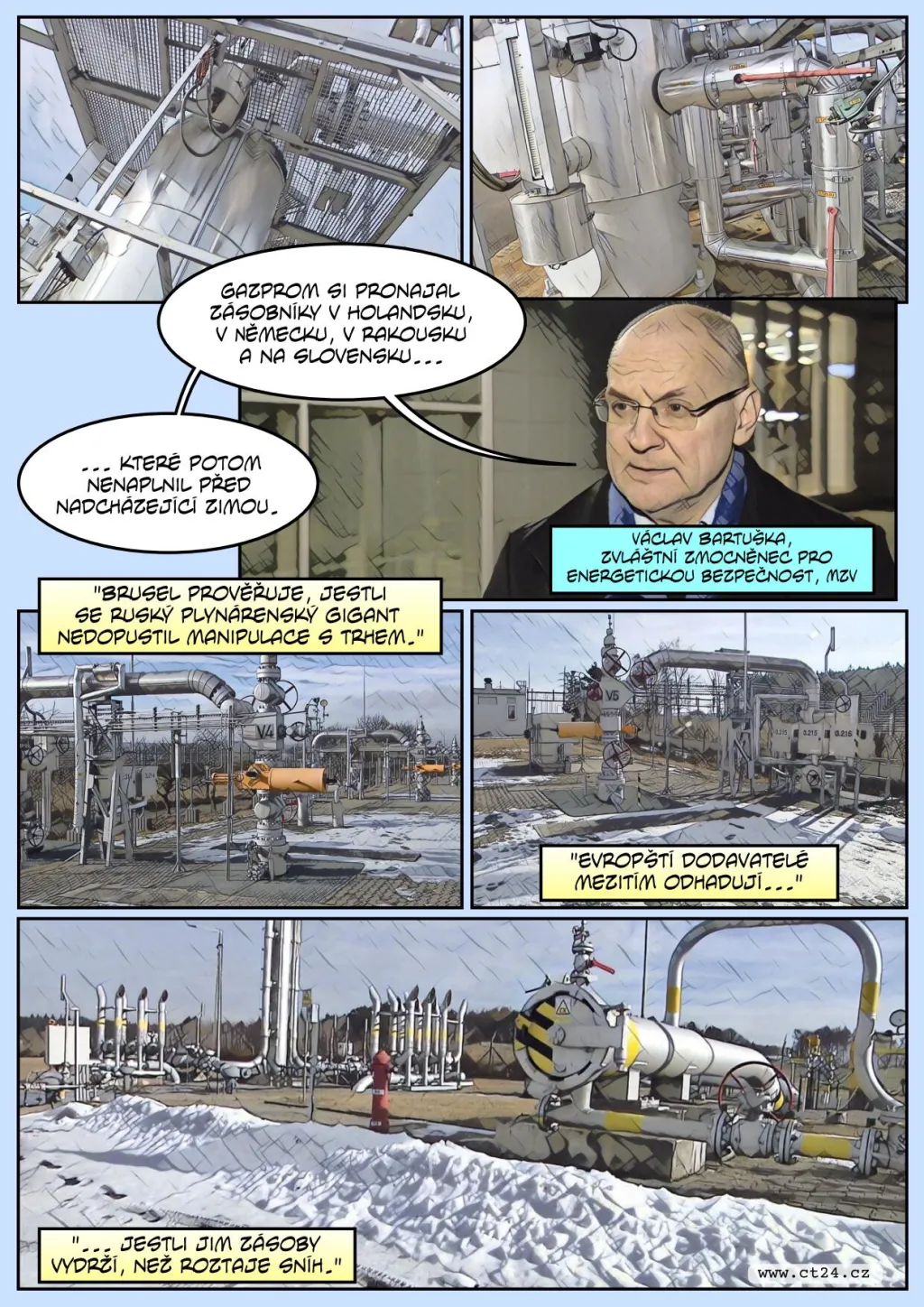 Ubývá zemního plynu