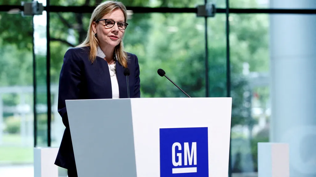 Šéfka společnosti General Motors Mary Barraová na archivním snímku