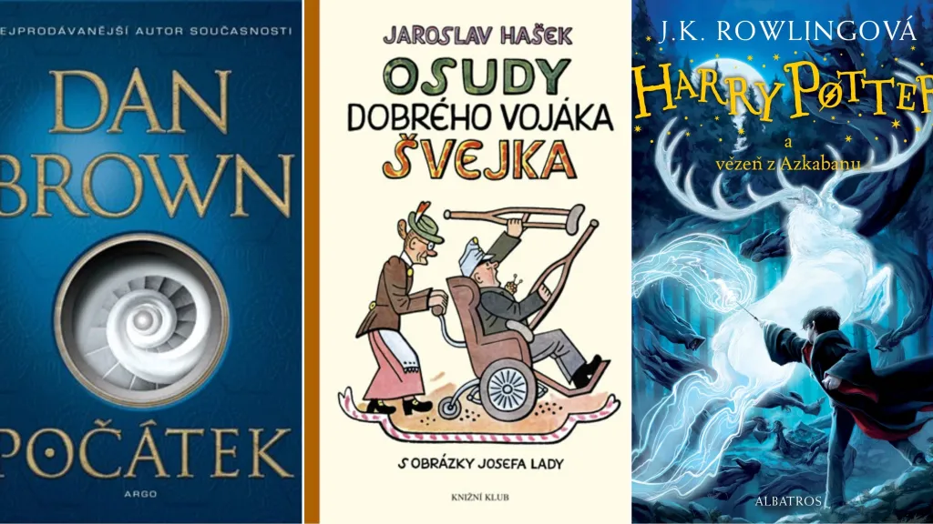 Často nepřečtené knihy podle průzkumu knihkupectví Martinus.cz