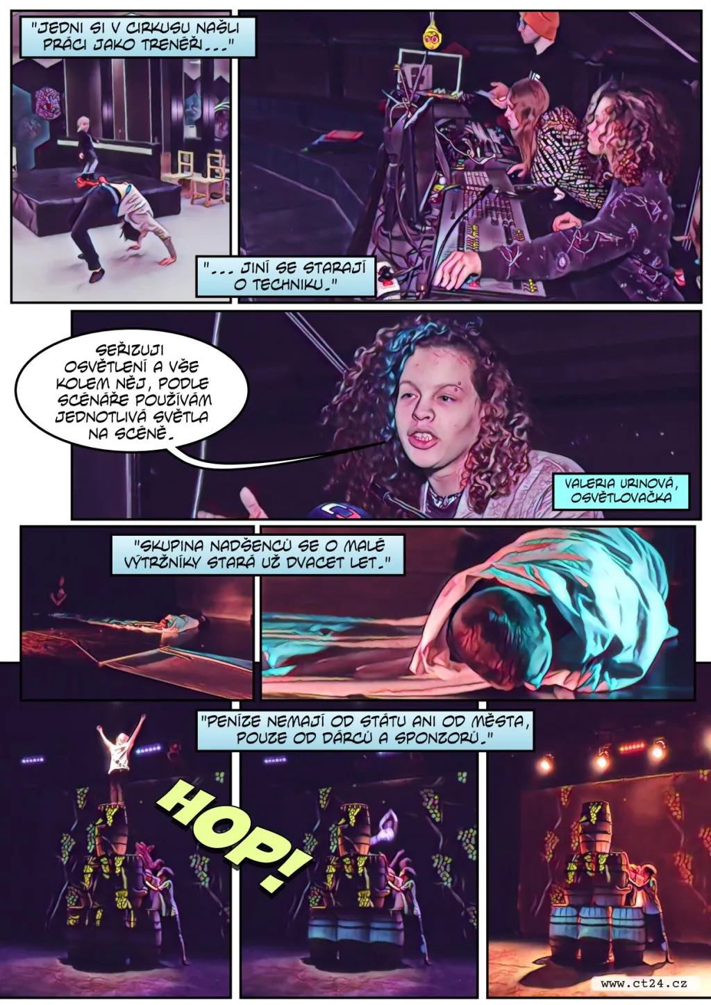 Cirkus jako naděje pro děti. Soubor v Rusku pomáhá mladistvým v nouzi