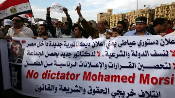 Demonstrace proti egyptskému prezidentovi Mursímu