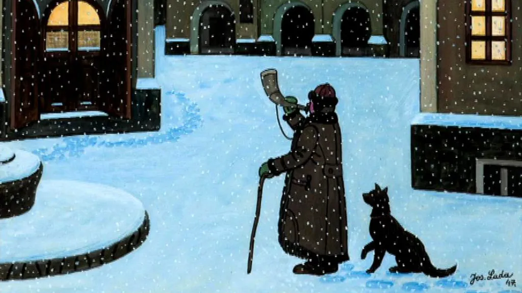 Obraz Josefa Lady - Ponocný