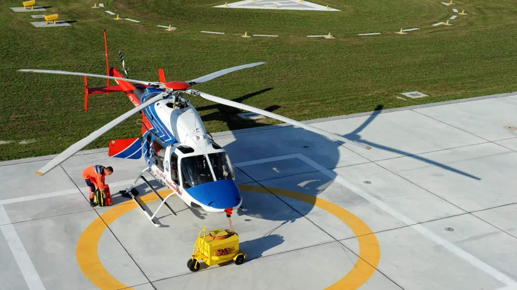 Nový heliport v Českých Budějovicích