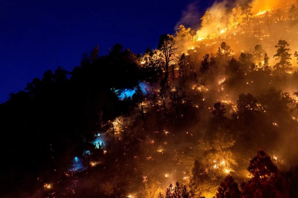 Lesní požáry v Kalifornii