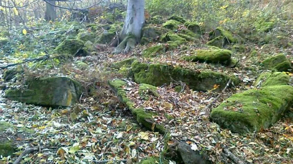 Pozůstatky vyhaslé sopky