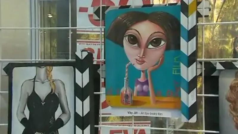 Klapky, které které pomalovali známí čeští výtvarníci