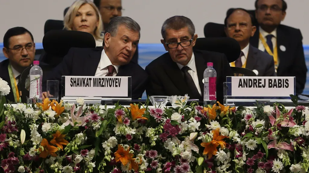 Premiér Andrej Babiš na fóru Vibrant Gujarat Summit v Indii