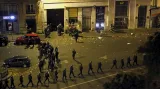 Policejní jednotky v ulicích Paříže