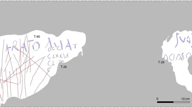 Rekonstrukce nápisu v pompejské uličce