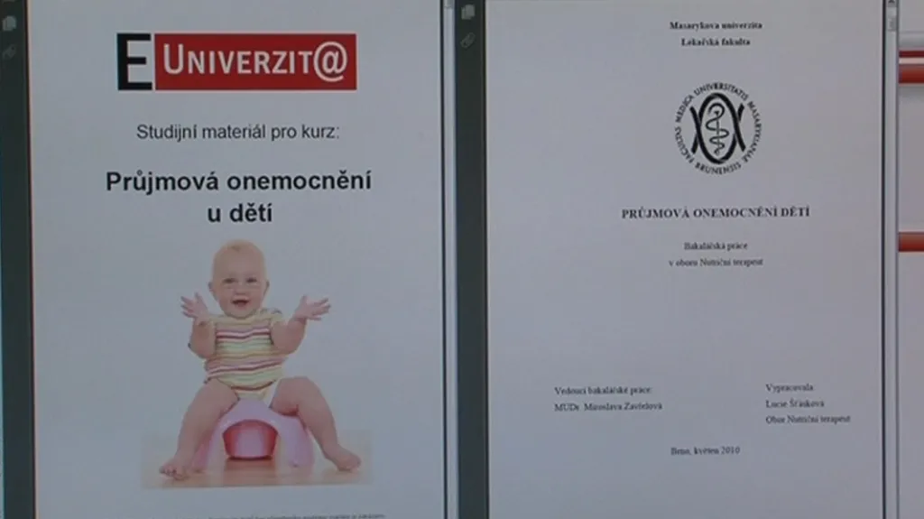 Studijní materiál versus původní bakalářská práce