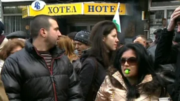 Protest Bulharů proti drahé elekřině