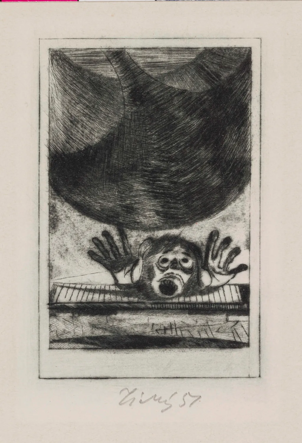 Františka Tichého (Jáma a kyvadlo, ilustrace k povídce E. A. Poea, 1948)