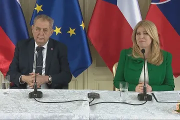 Zeman doufá, že spolupráce se Slovenskem bude pokračovat. Čaputová se těší, že s Pavlem budou hlasem rozumu