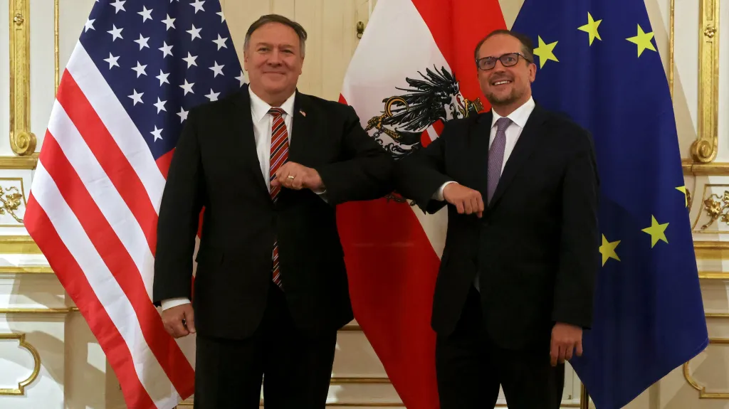 Mike Pompeo a Alexander Schallenberg