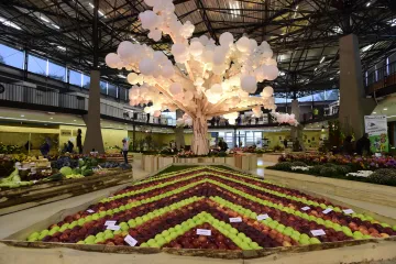Olomouckou Floru zaplnily ovoce a zelenina, společně s dezinfekcí a rouškami