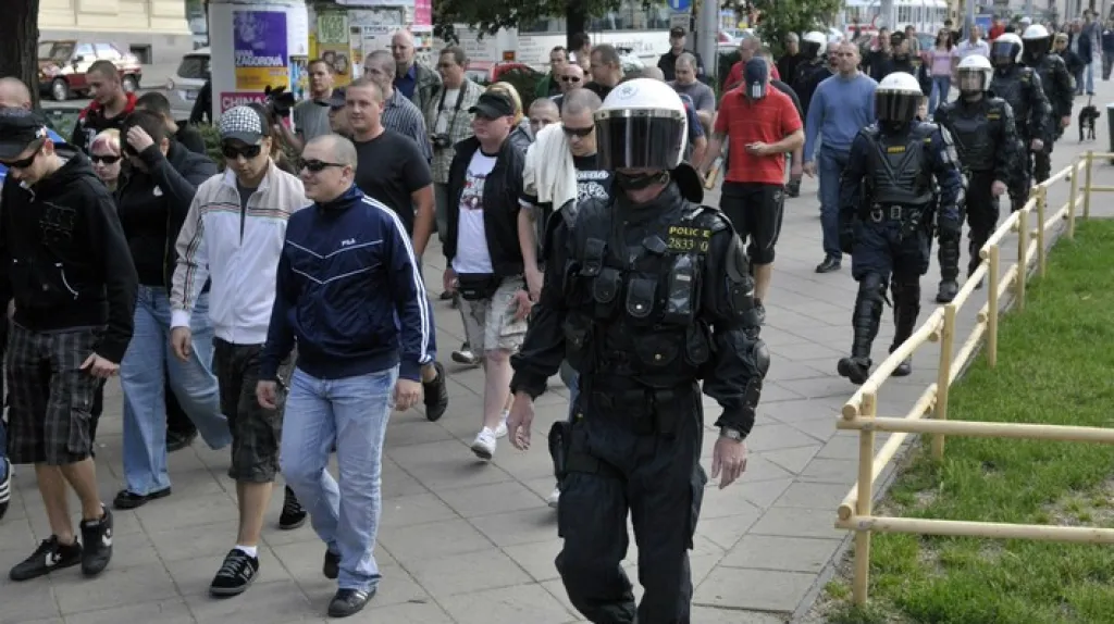 Protest proti zatčení extremistů