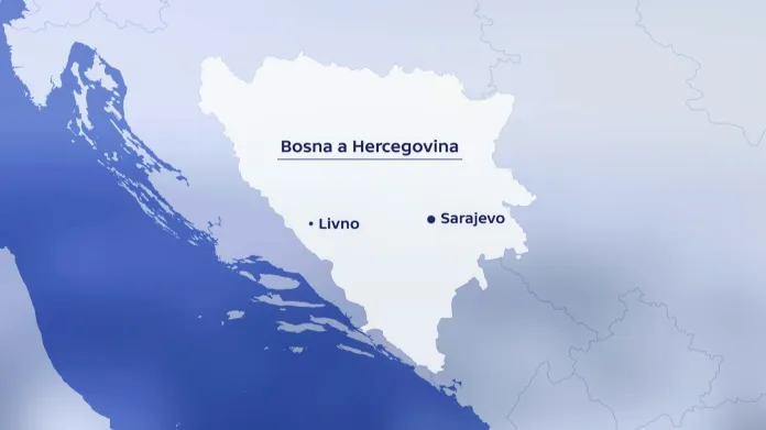 Livno leží na západě Bosny a Hercegoviny