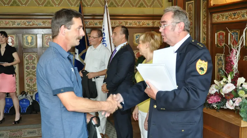 Poděkování náchodským dobrovolným hasičům