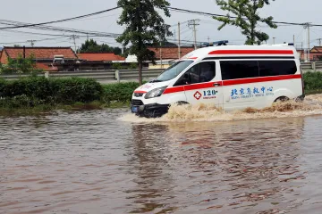 Nejméně 38 lidí zemřelo v okolí Pekingu kvůli přívalovým dešťům a záplavám