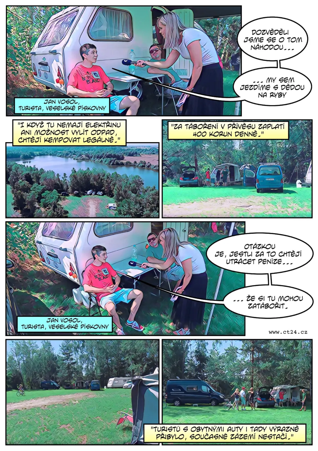 Karavany poškozují chráněná území