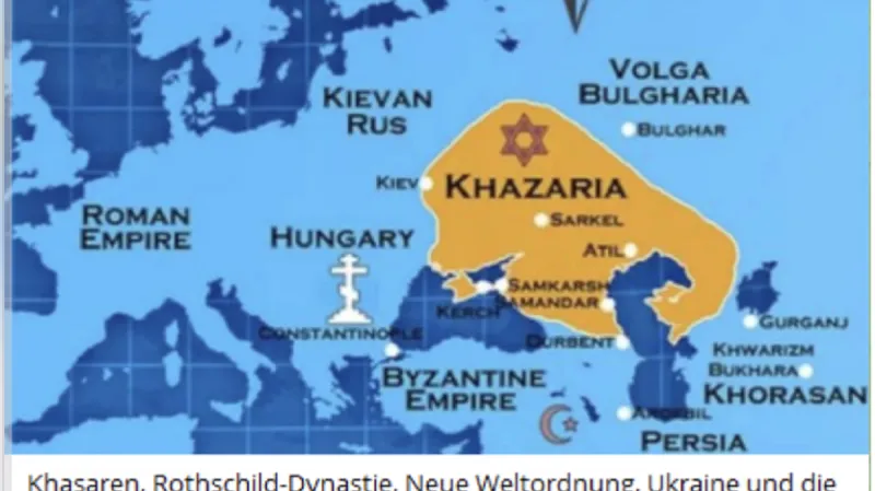 Článek s kazarovskou teorií o Ukrajině (Překlad: Chazaři, Rotschildovské dynastie, Nový světový řád, Ukrajina a realizace agendy nefilů)