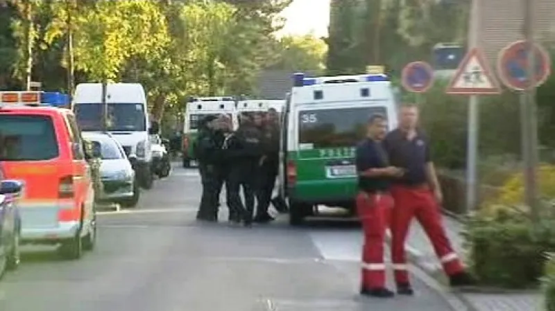 Němečtí policisté a záchranáři