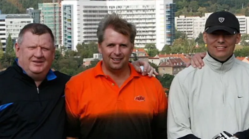 Ivo Rittig a Tomáš Jindra - na snímku s Petrem Bendlem (archivní foto)