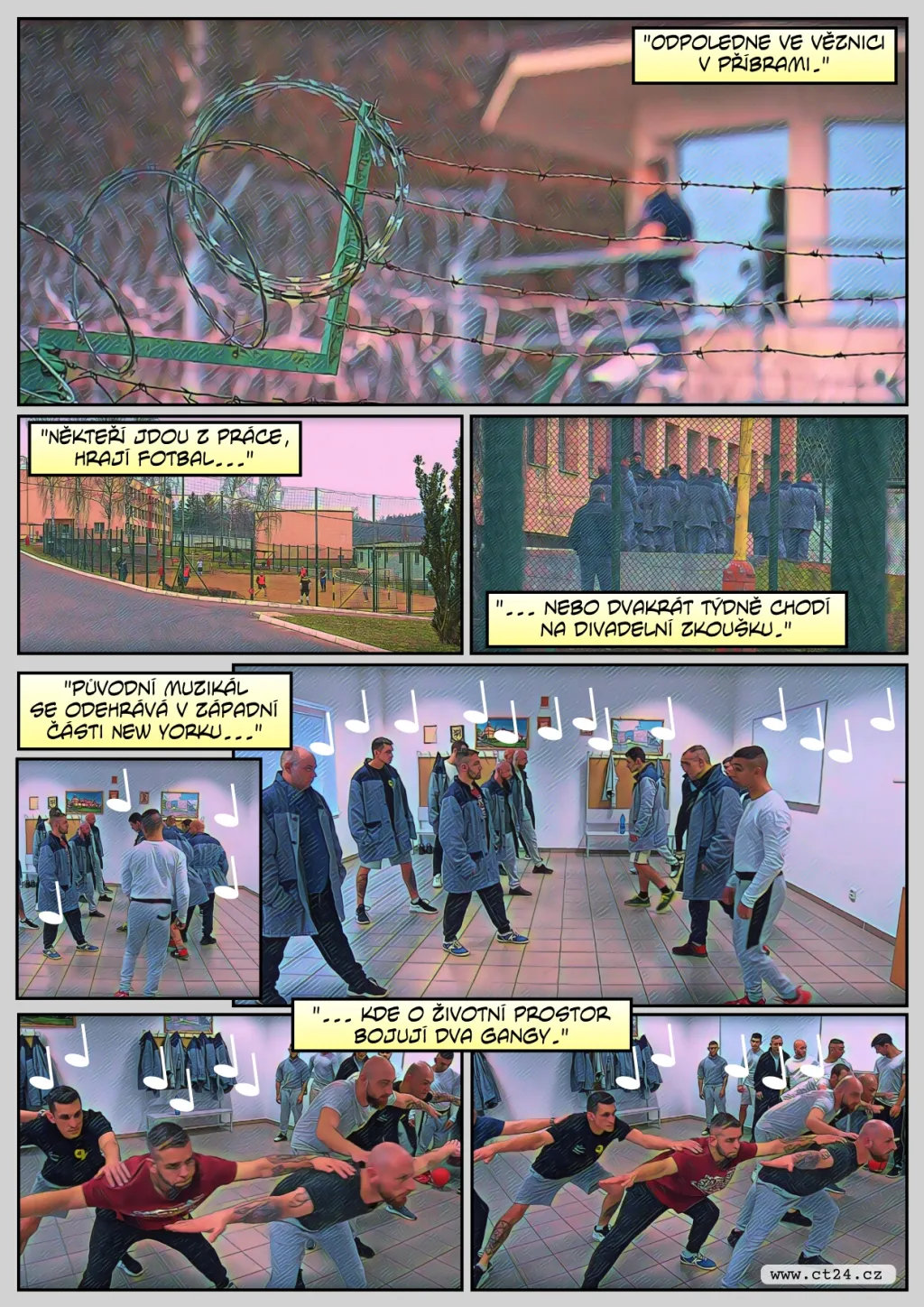 Vězni nastudovali West Side Story