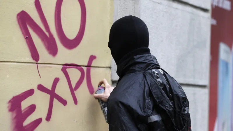 Milánské protesty proti výstavě Expo 2015