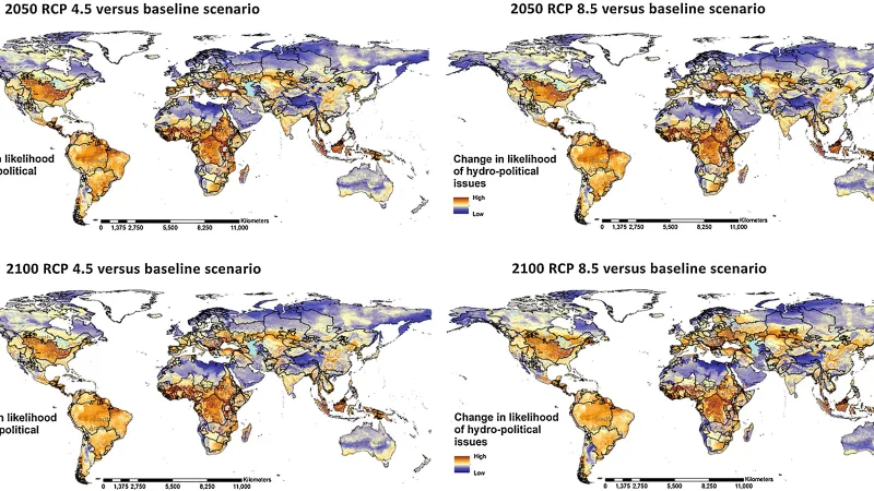 Čtyři scénáře rizika boje o vodu
