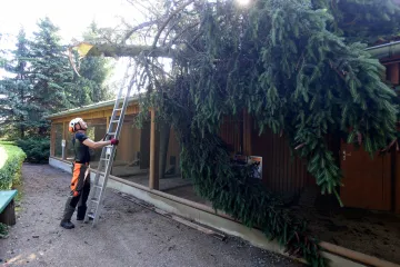 Tornádo v Hruškách poničilo 150 domů a skoro celý hřbitov. Pomáhají dobrovolníci, hasiči i armáda