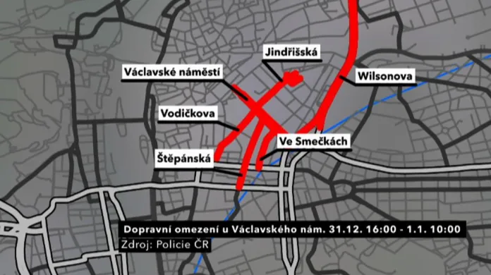 Dopravní omezení v Praze