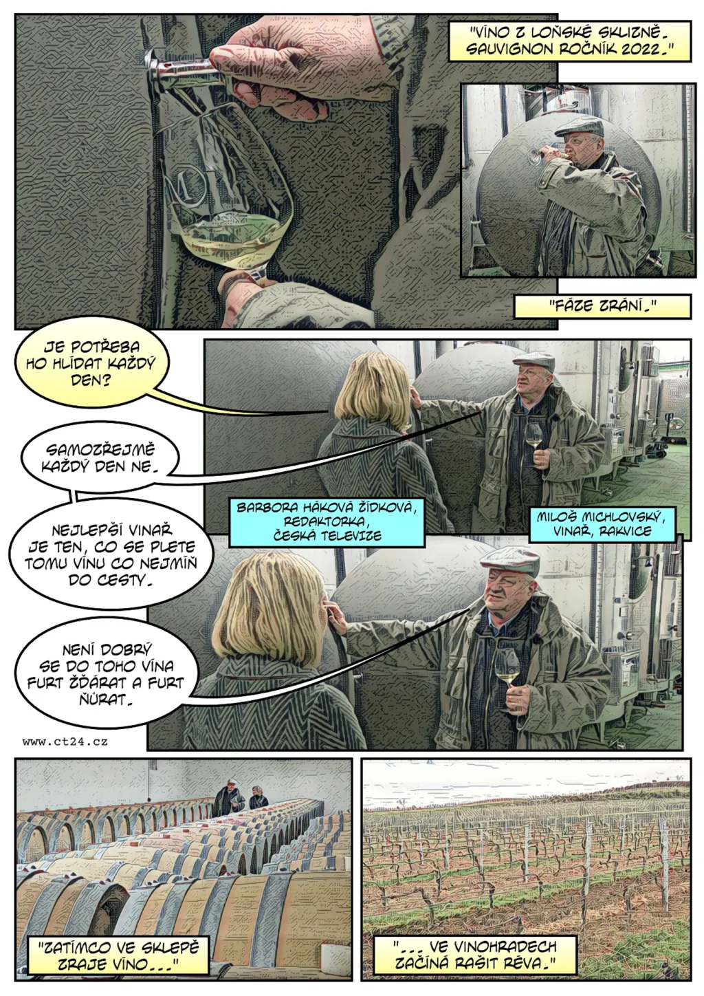 Roboti na vinicích