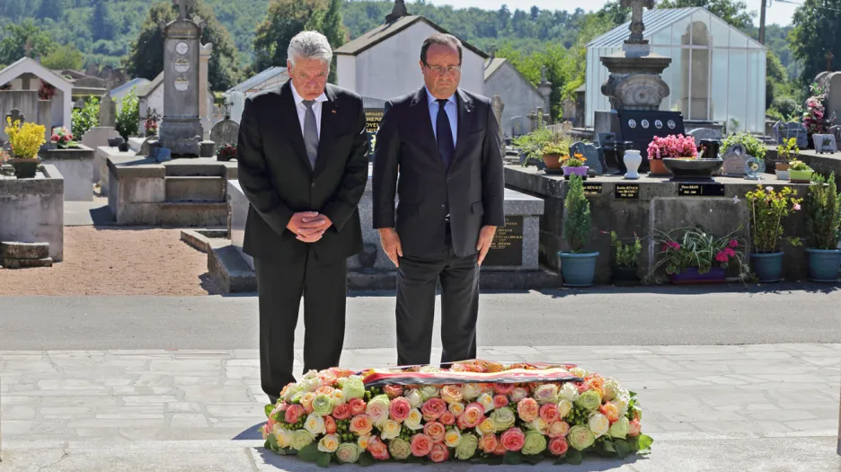 Joachim Gauck a Francois Hollande