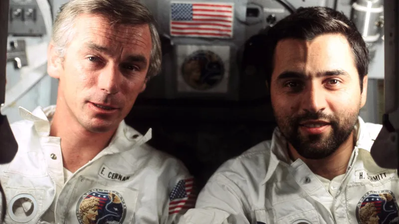 Eugene Cernan a Harrison Schmitt