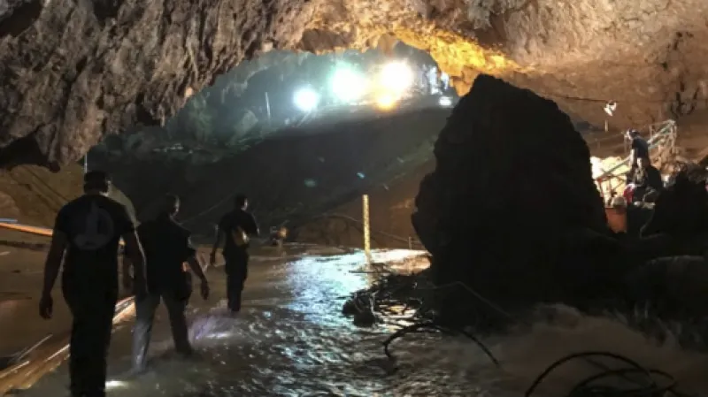 Fotografie, kterou na sociální síti Twitter sdílel podnikatel Elon Musk. Zdroj: ČTK/AP