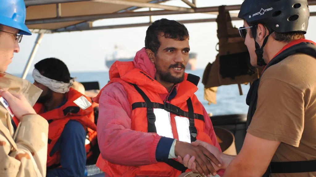 Záchrana íránských námořníků