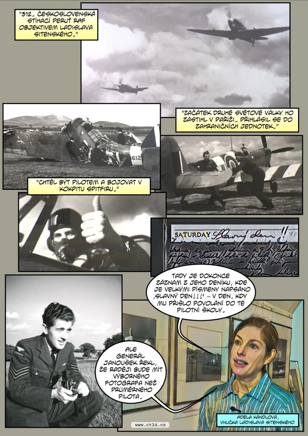 Komiks: Fotografie Ladislava Sitenského