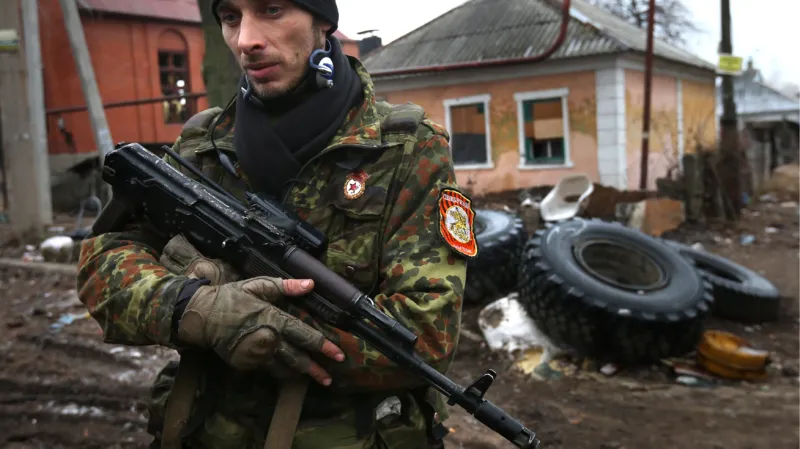 Proruští separatisté v Doněcku