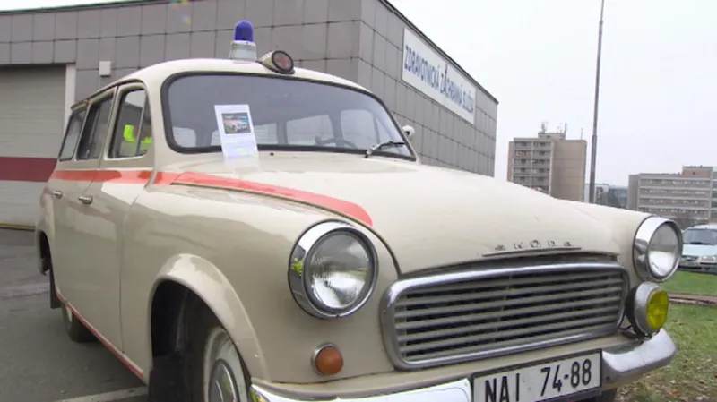 Jiná sanitka ze sbírky ředitele Maška