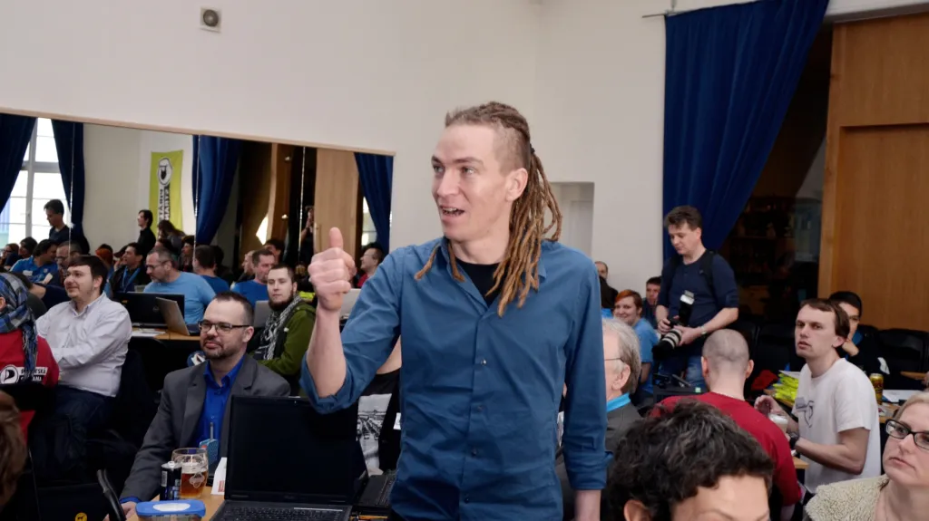 Ivan Bartoš na celostátním fóru strany