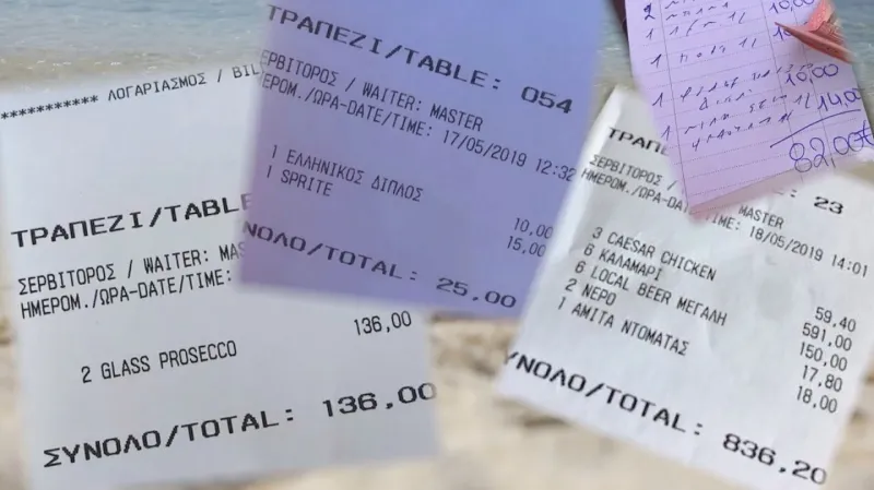 Turisté sdílejí účtenky na sociálních sítích