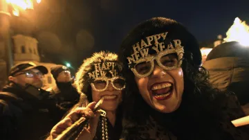 Oslavy nového roku v hlavním městě