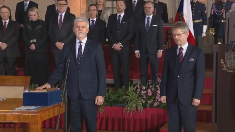 Petr Pavel složil prezidentský slib Zdroj: ČT24