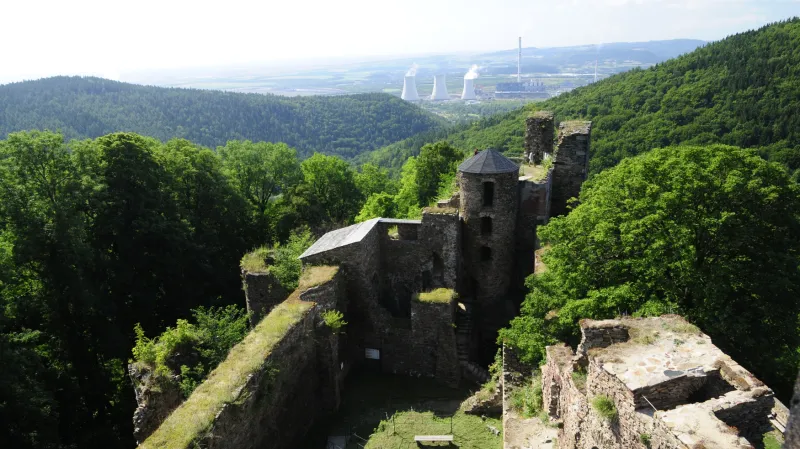 Pohled z Hasištejna