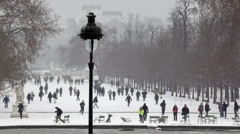 Sníh ve Francii