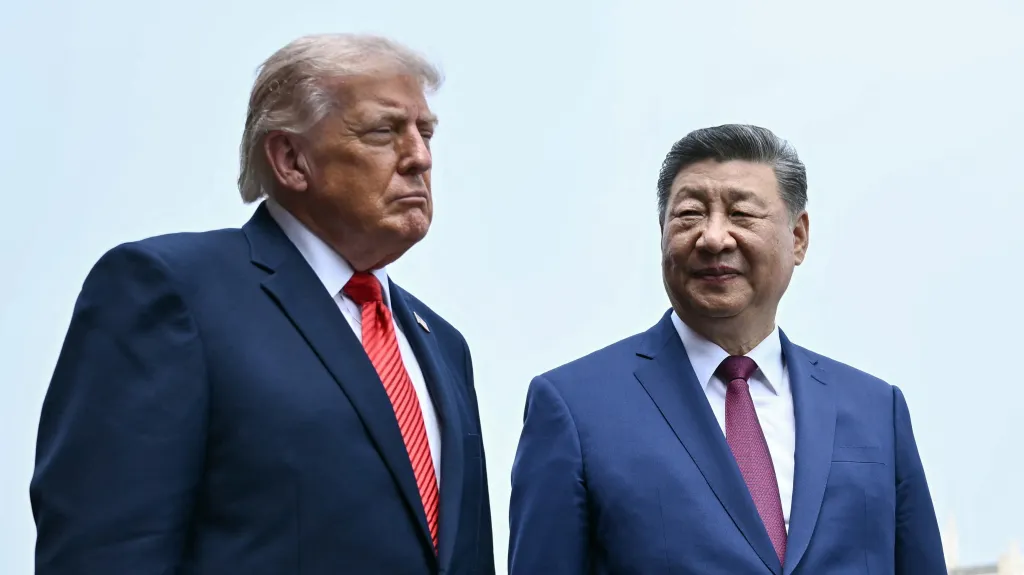 Donald Trump a Si Ťin-pching